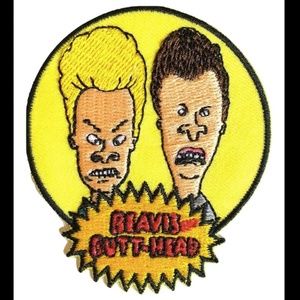 BEAVIS and BUTT-HEAD patch embroidered new